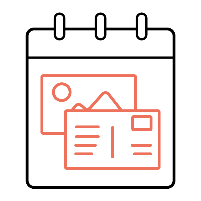 Postkartenkalender 2026 - Kunst & Inspiration f&uuml;r jeden Monat bei