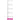 Streifenplaner Mini PINK - Kalender 2026 KFP-B2C Alpha Edition