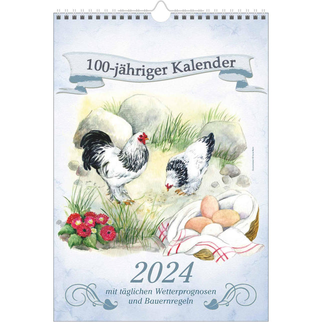 100-jähriger Kalender 2024 - Wandkalender für 2024 Bild 1