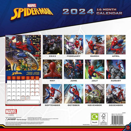 SPIDER-MAN 2024 30X30 Kalender 2024