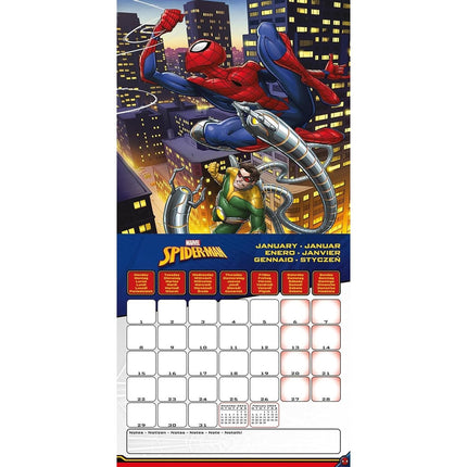 SPIDER-MAN 2024 30X30 Kalender 2024