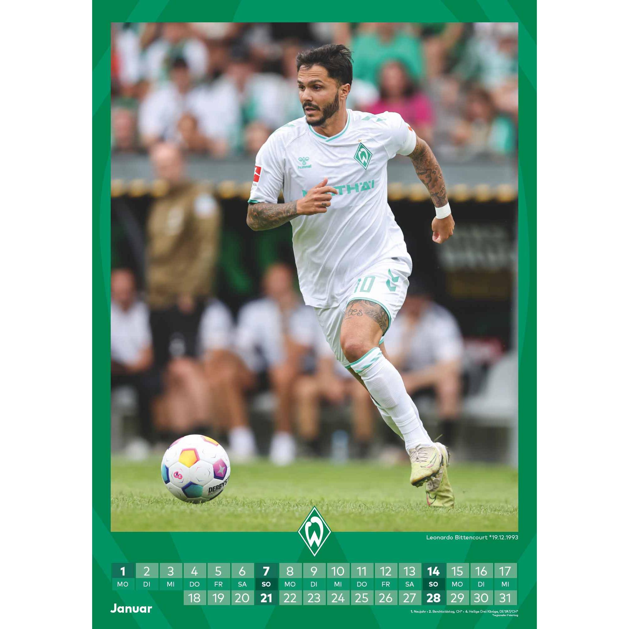 Hamburger SV 2024 - Trikotkalender - Fussball-Kalender - Fan-Kalender -  34,1x42 - Kalender bestellen