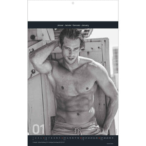 Hot Men 2025 - Wandkalender 2025