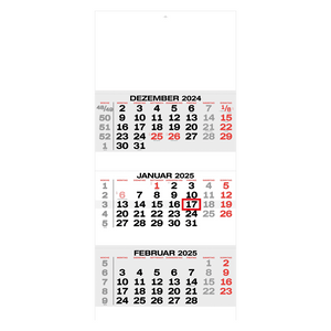 3-Monatskalender 3 Block - L - Mehrmonatskalender 2025