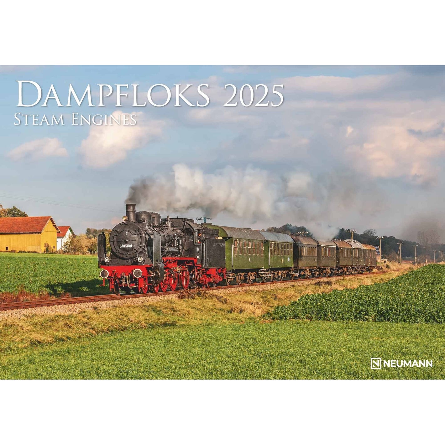 Dampfloks 2025 - Wandkalender 2025