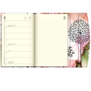 Flower Fantasy  Magneto Diary 2025 - Buchkalender 2025