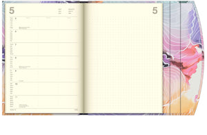 Watercolours  Magneto Diary 2025 - Buchkalender 2025