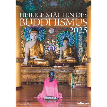 Heilige Stätten des Buddhismus Kalender 2025 29,7x42