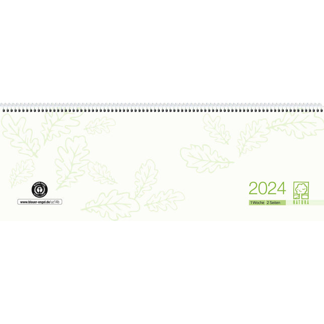 Tischquerkalender - GIGANTA XXL-  1W/2S Recycling 2024