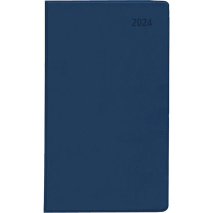 Taschenplaner Leporello blau 2024