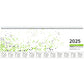 Tischquerkalender   1W/2S verl. Rw. PERFO grün 2025