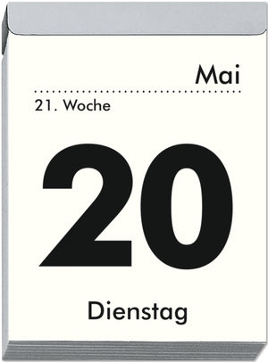 Tagesabreißkalender XL 2025