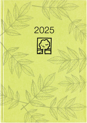 Taschenkalender grün   Blauer Engel 2025