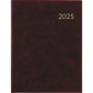 Wochenbuch bordeaux   1W/2S 2025 - Buchkalender 2025