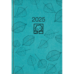 Wochenbuch türkis   1W/2S Blauer Engel 2025