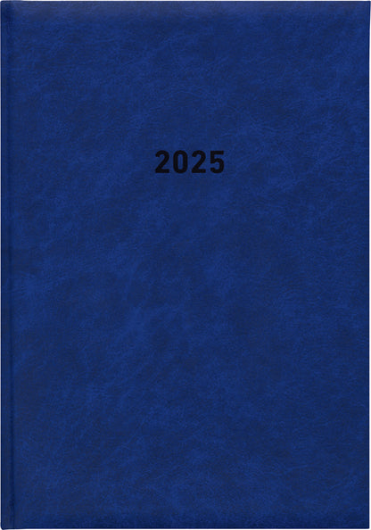 Buchkalender blau 1T/1S 2025