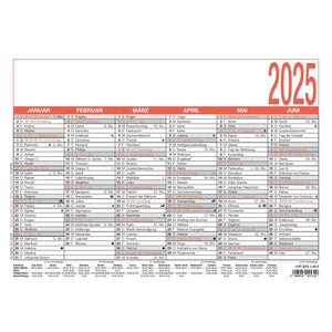 Namenstagekalender  A4 2025