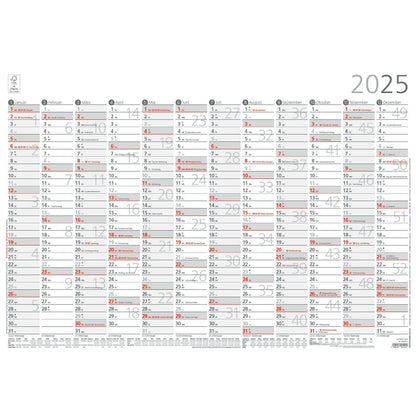 Jahresübersicht A2 12 Monate 2025