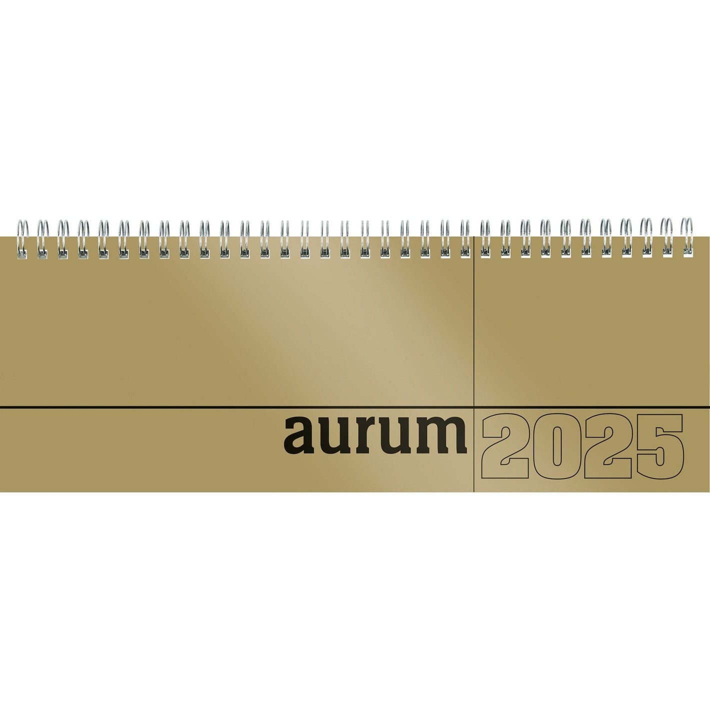 Tisch-Querkalender aurum 2025 - Tischkalender 2025