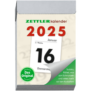 Tagesabreißkalender S 2025