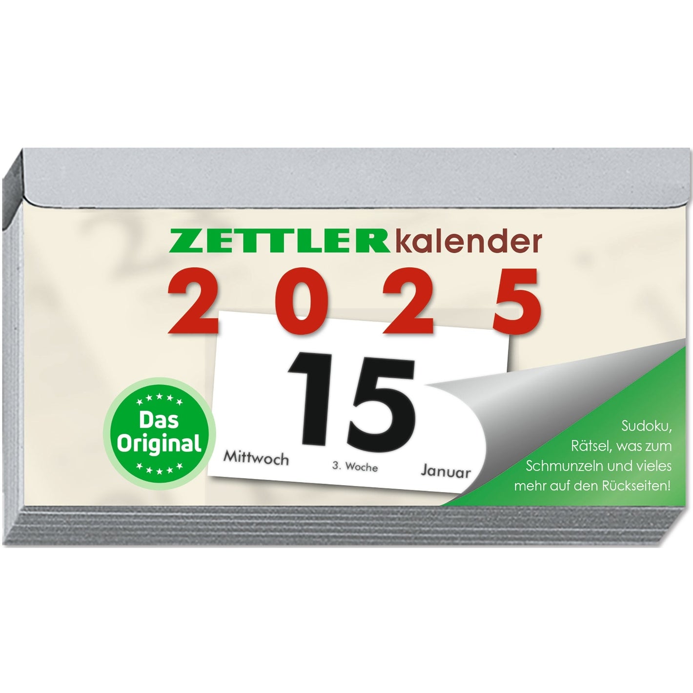 Tagesabreißkalender Q  2025 - Tagesabreißkalender 2025