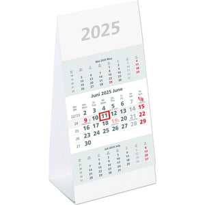 3-Monats-Aufstellkalender 2025