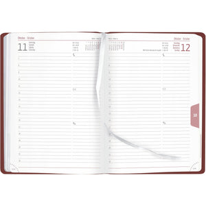 Buchkalender Tucson rot A5 416 Seiten 2025