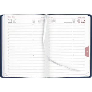 Buchkalender Tucson blau A5 416 Seiten 2025