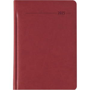 Buchkalender Tucson rot A5 Register 2025