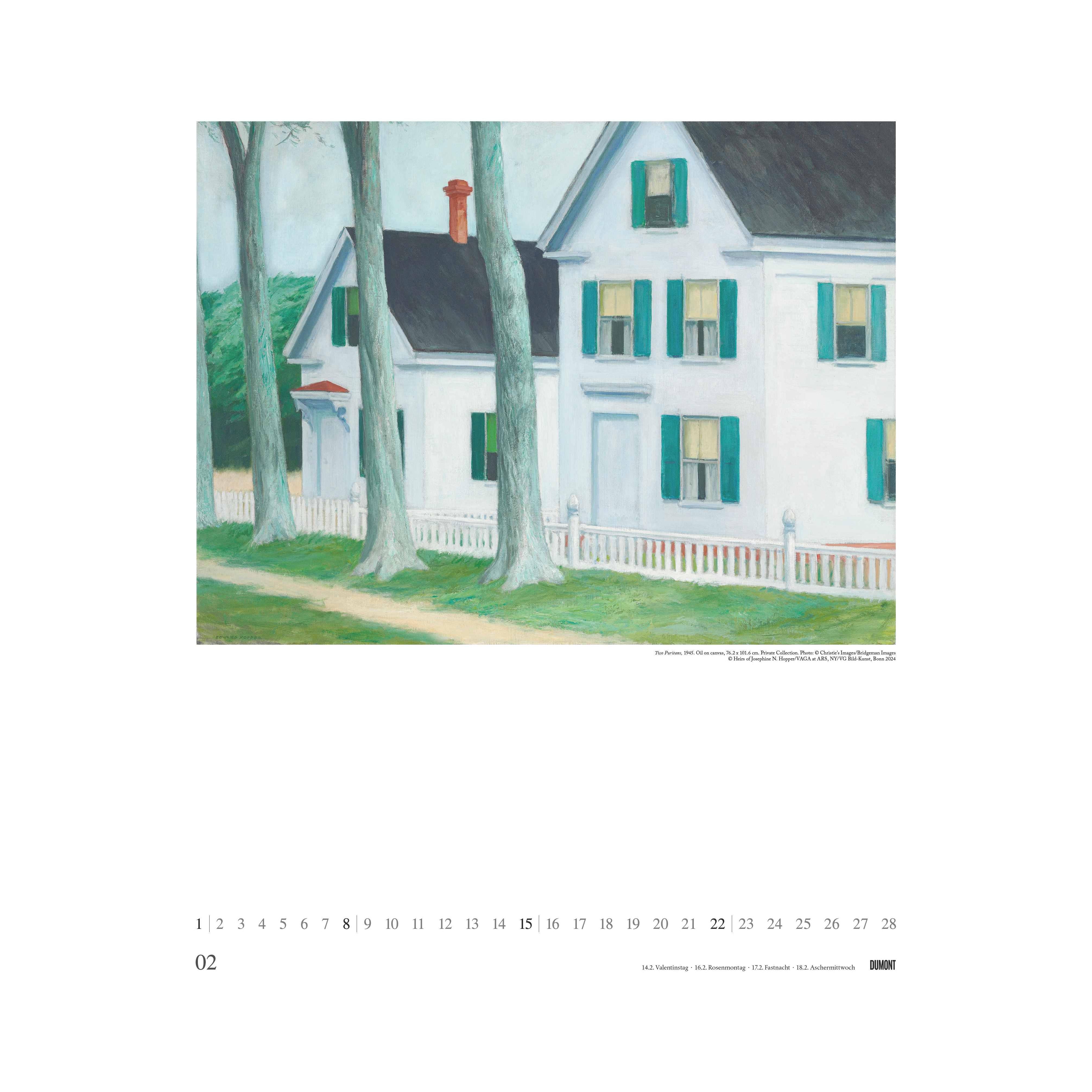 Buy Edward Hopper's 2026 calendar at a great price
