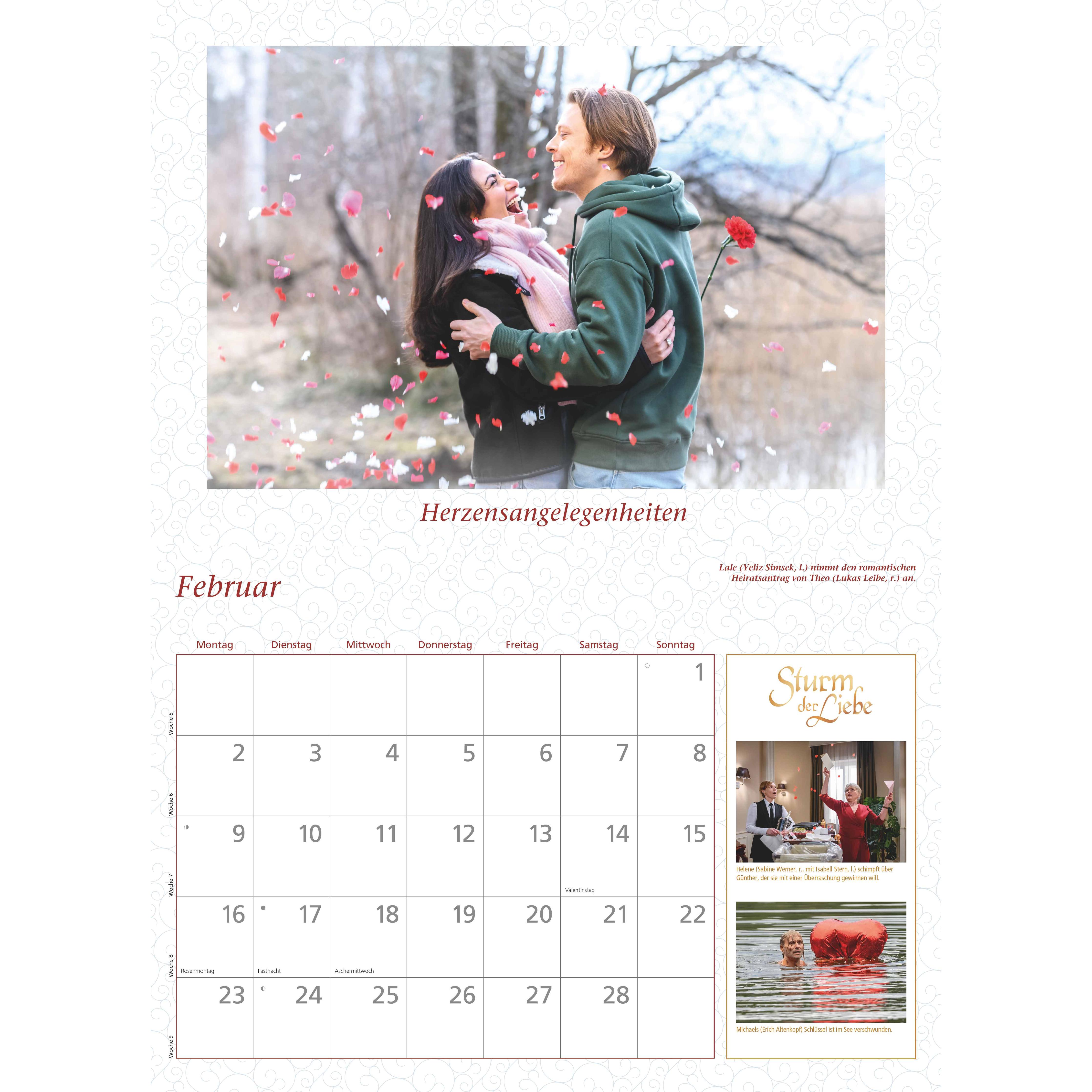 Sturm Der Liebe 2025 Kalender - Offizieller ARD-Serienkalender Mit Monatsbildern Und Jahresplaner