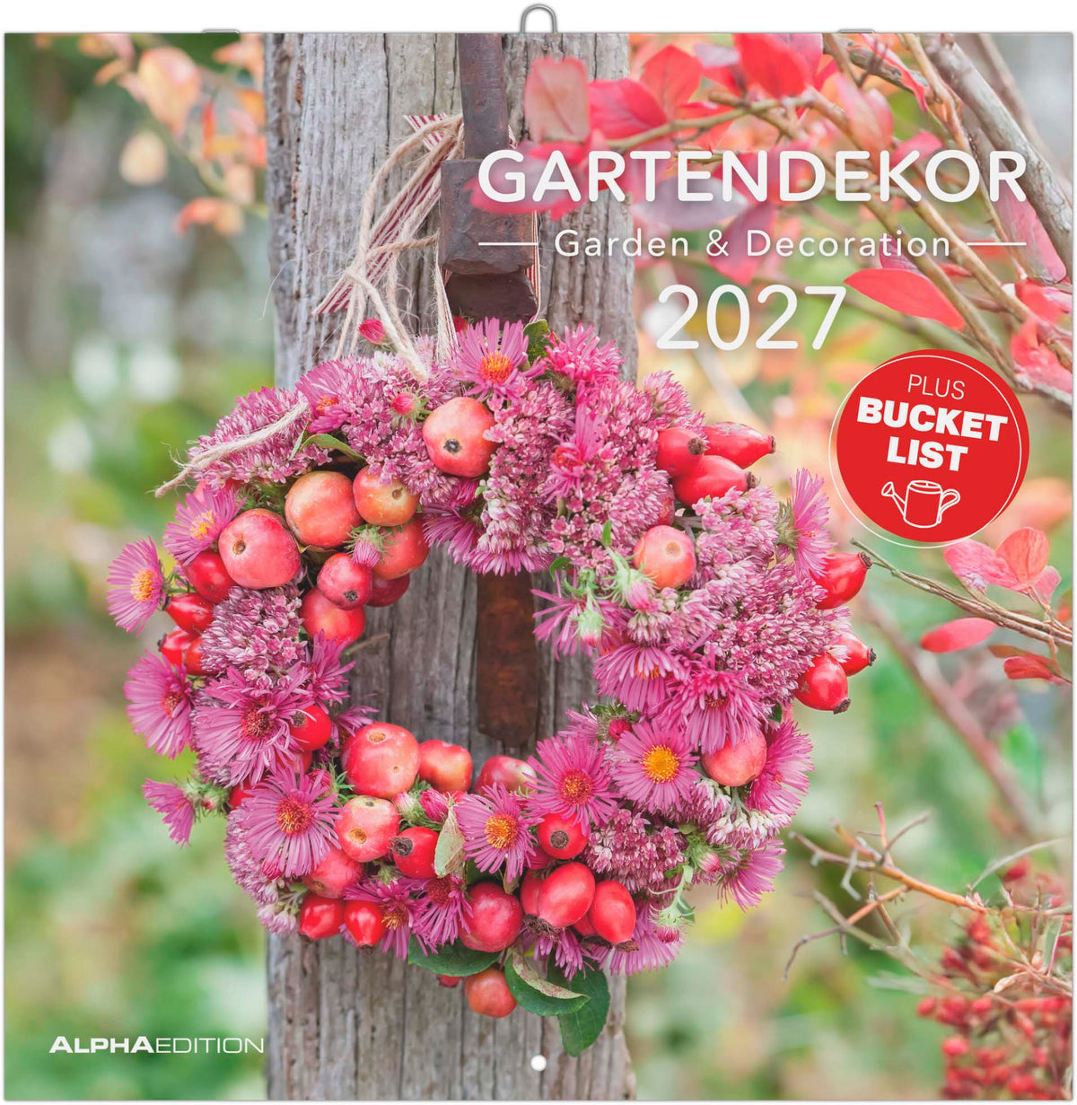 NEUMANN Wandkalender Gartendekor 2027