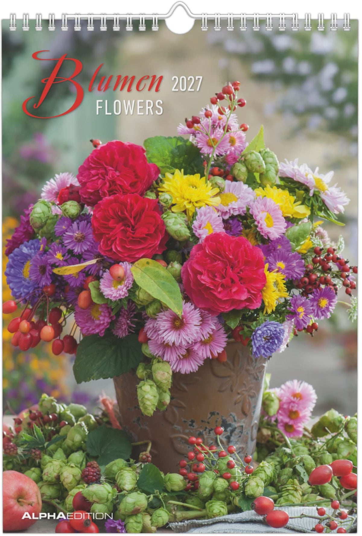Wandkalender Blumen 2027