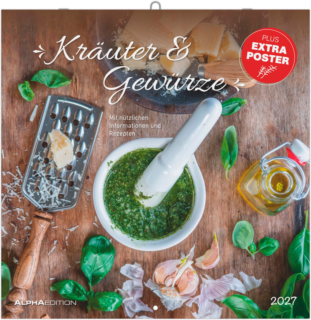 Wandkalender Kräuter und Gewürze 2027