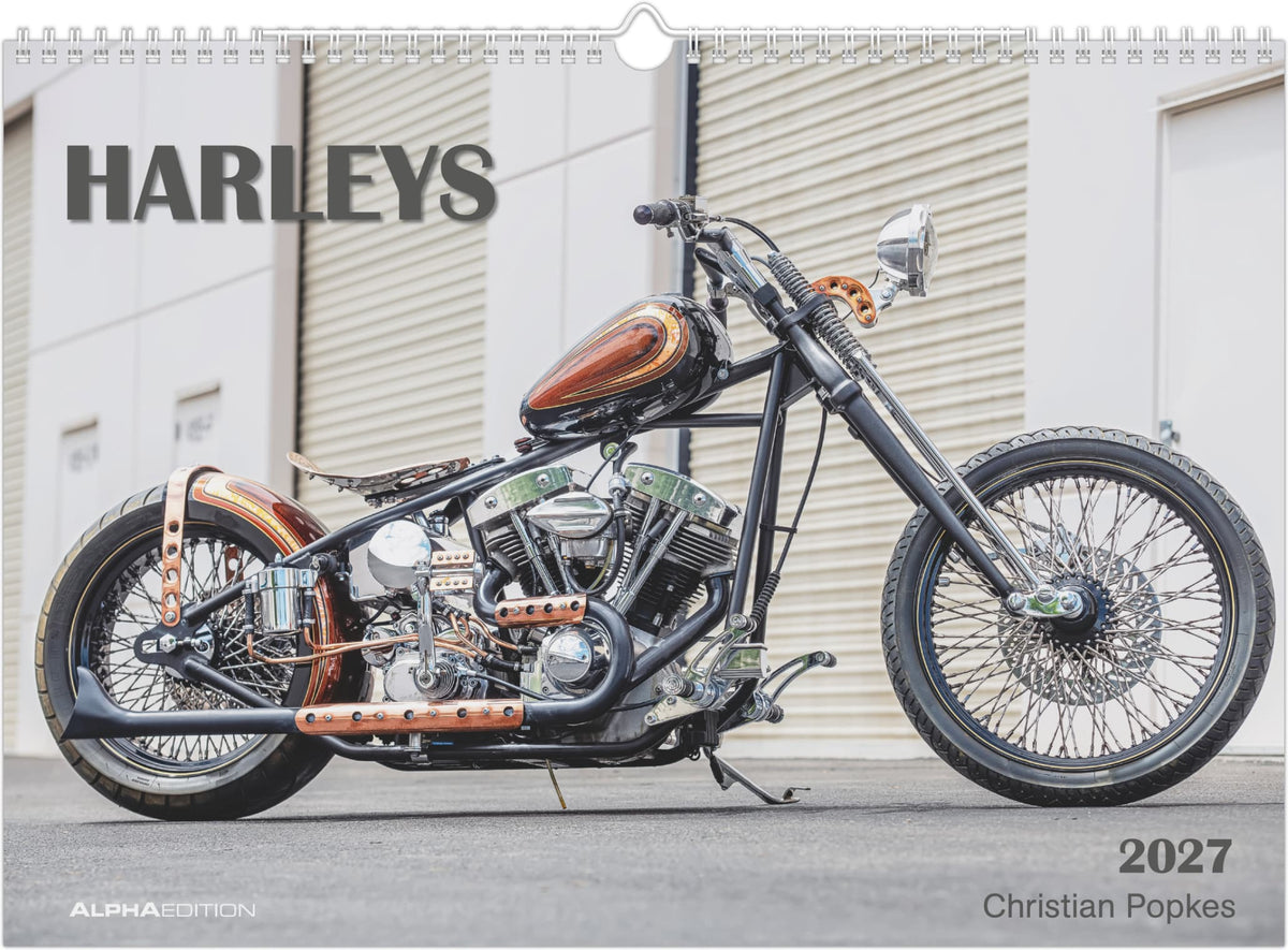 Wandkalender Harleys 2027
