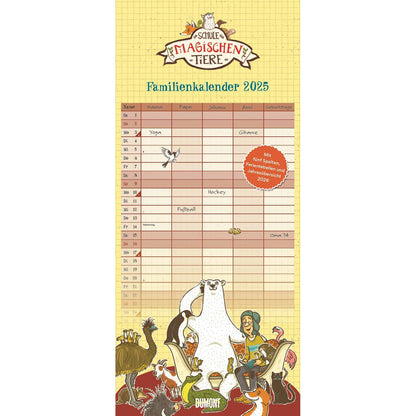 Schule der magischen Tiere  Familienkalender 2025