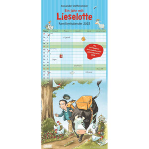 Kuh Lieselotte  Familienkalender 2025