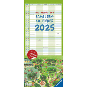 Ali Mitgutsch  Familienkalender 2025 - Familienplaner 2025