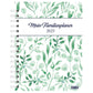 Familienplaner-Buch Pattern  Diary 2025