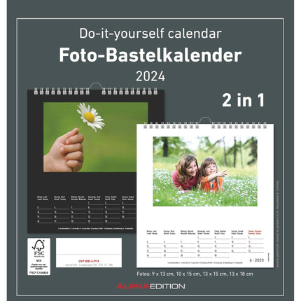 Foto-Bastelkalender 2024