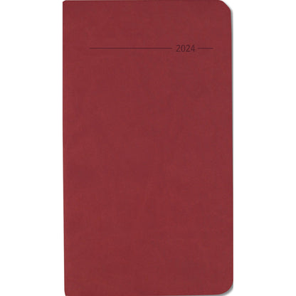 Taschenkalender Tucson rot 9x15,6 128 Seiten 2024