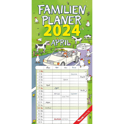Familienplaner Happy 2024