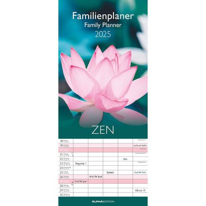 Familienplaner Zen 2025 - Familienplaner 2025