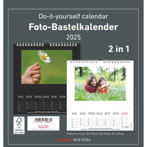Foto-Bastelkalender 2025