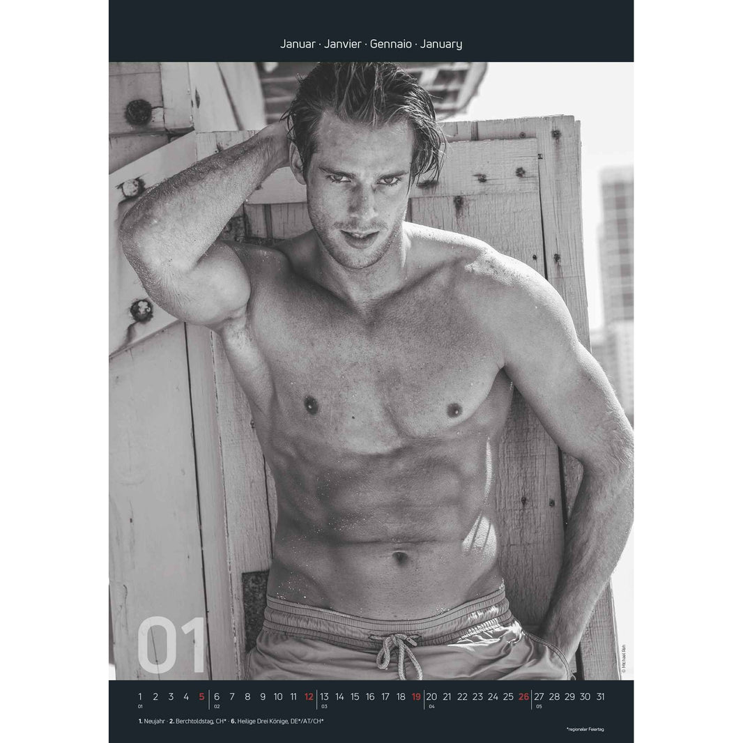 Entdecke erotische Männer-Kalender 2025 - KalenderSale.de