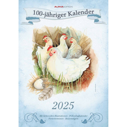 100-jähriger Kalender 2025