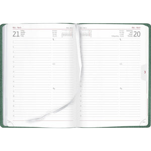 Buchkalender Nature Line Pine  A5 2025 - Buchkalender 2025