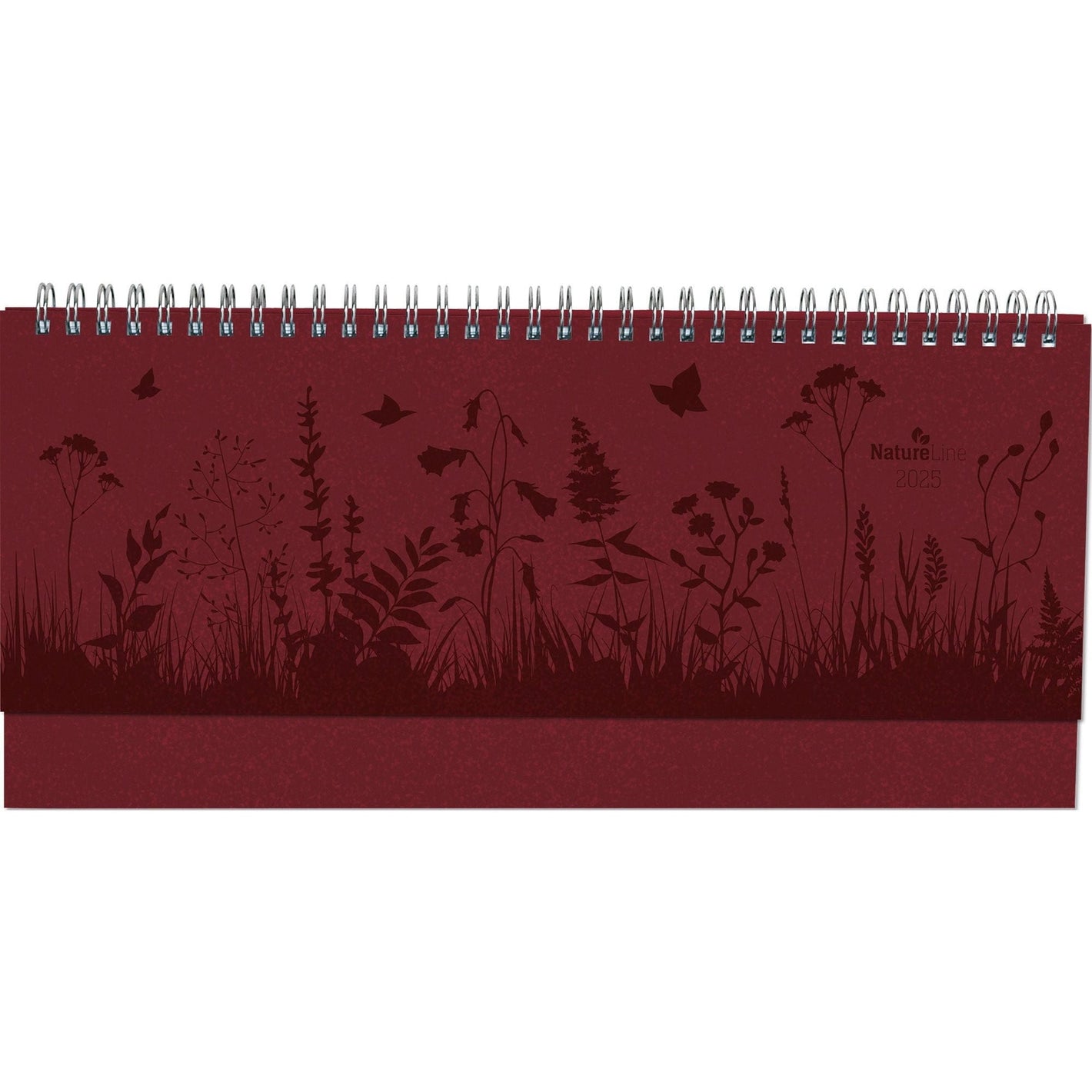 Tisch-Querkalender Nature Line Flower 2025 - Tischkalender 2025