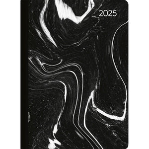Mini-Buchkalender Style Marble A6 2025
