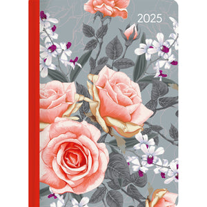 Mini-Buchkalender Style Roses A6 2025
